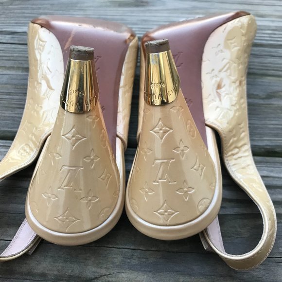 Louis Vuitton Women Heel Shoes Sandal Made in Ital - Picture 6 of 14